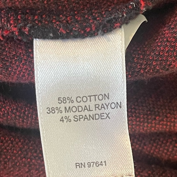 J Jill Womens A Line Skirt Black/Red Windowpane Stretch Mini Faux Wrap XL - Picture 5 of 6